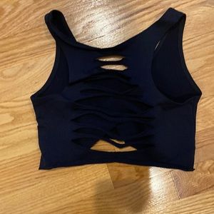 Booty by Brabants cropped black top